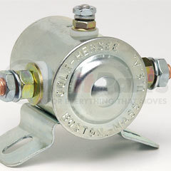 Cole Hersee 24044BX Multi-Purpose Solenoid Intermittent Duty Solenoid, 100A, 12V DC, 3 Stud, SPST, 4.4 Ohms
