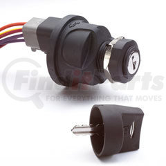 95060-26 by COLE HERSEE - Ignition Switch - 3-Position, 10 Amps, Double Bitted Single CH-601 Code
