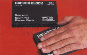 BB-1 by MOTOR GUARD - HARD BACKER BLOCK