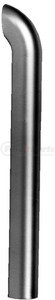 3-501-48CP by HEAVY DUTY MANUFACTURING, INC. (HVYDT) - Exhaust Stack Pipe 5" OD X 48" Chrome Turnout (O.D. END NON-FLARED)
