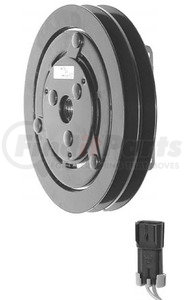 02-3412 by MEI - 5145 Truck Air CCI / Blissfield / York Style Clutch, 2 Grooves, 12V, 2 Wire