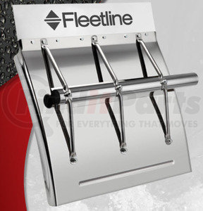 1585FB-KIT by FLEETLINE - Quarter Fender - Stainless Steel, Full Brace, Pair