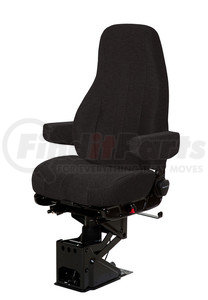 50764.365 by NATIONAL SEATING - CAPTAIN SEAT HIGH BACK BLACK MORDURA CLOTH WITH ARMS
