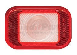 BU33CRXLB by OPTRONICS - Back Up Light - Rectangular, With Built-In Red Reflex, Recess Mount