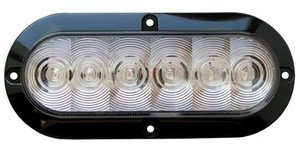 Optronics STL73RBP Brake / Tail / Turn Signal Light Brake / Tail / Turn Signal Light, 6” Oval Sealed LED Surface Mount