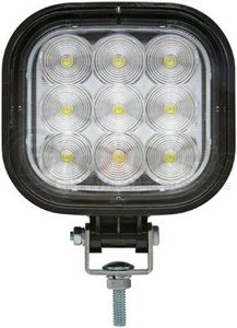 TLL50FBP by OPTRONICS - Work Light - Square Led, Flood Beam, 12-24V, Post Mount, Hard Wired