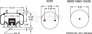 W013589039 by FIRESTONE - 1T15M0 AIR SPRING