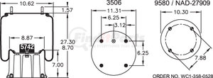 W013589158 by FIRESTONE - 1T19L11 AIR SPRING