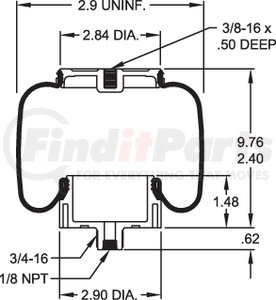 W023587064 by FIRESTONE - AIR SPRING