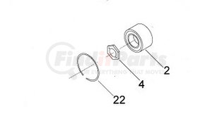995566 by HORTON - Engine Cooling Fan Clutch Pulley Bearing