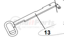 SK73105-15 by JOST - Fifth Wheel Release Lever Retainer