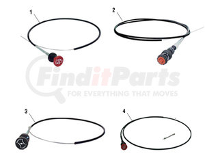 2680-092 by PAI - Engine Stop Cable - Length: 92in