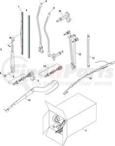 EM49760 by PAI - Windshield Wiper Blade - 28in Mack MR Models w/ Electric Wipers