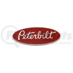 2019285 by PETERBILT - NAMEPLATE ASSY-PB LOGO 8"