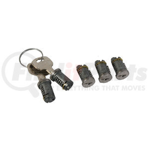 200094VAS by PETERBILT - Accessory Lock Core and Key Kit - 1 Key, 4 Locks, Random Code (Cab/Sleeper)