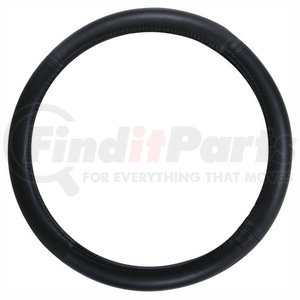 SW-101 by PILOT - Genuine Leather Steering Wheel Cover, Plain Black