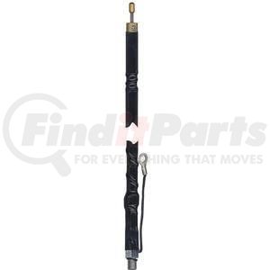 305-486 by TRUCKSPEC - Wilson 4' Silver Load FGT Series Fiberglass Whip, Black