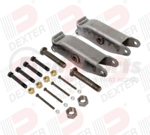 K71-366-00 by DEXTER AXLE - Suspension Equalizer Beam Bracket - Slipper Spring Kit, for 7000-8000 lbs Axles, 36 " Axle Spacing