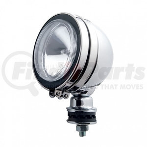 30628 by UNITED PACIFIC - Work Light - 5" Chrome, Off Road Halogen, with Clear Lens & Rubber Rim