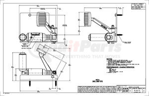 02-460-127 by MICO - Pedal Operated Actuator - Brake Fluid Type, 1.125" Bore Diameter, 1.187" Stroke