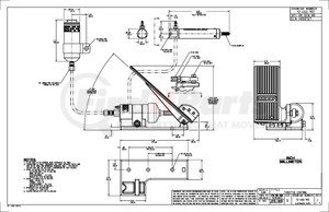 12-460-192 by MICO - Throttle Control Assembly - Hydraulic Oil, with Pedal and Actuator, Slave Cylinder and Reservoir, Non-Spring Loaded Slave Cylinder