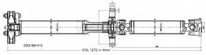 BM-412 by DIVERSIFIED SHAFT SOLUTIONS (DSS) - Drive Shaft Assembly