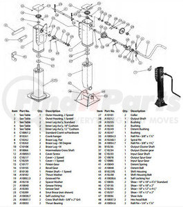 C10155 by JOST - Trailer Jack Bevel Gear