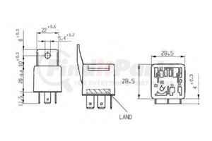 0 332 019 157 by BOSCH - Multi Purpose Relay for ACCESSORIES