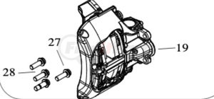 51830040 by SAF-HOLLAND - Disc Brake Caliper Repair Kit - Right Hand