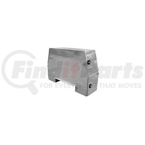 bp925824 by BUYERS PRODUCTS - 58x24x92 Inch Offset Floor Diamond Tread Aluminum Backpack Truck Box - 8.75 Inch Offset