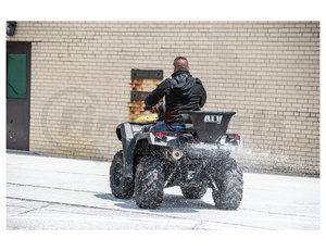 atvs100 by BUYERS PRODUCTS - Vehicle-Mounted Salt Spreader - For ATV, 1000 Lbs. Capacity