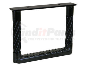5231512 by BUYERS PRODUCTS - Black Powder Coated Cable Type Truck Step - 15 x 12 x 1.38in. Deep