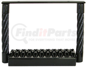 5231515 by BUYERS PRODUCTS - Black Powder Coated Cable Type Truck Step - 15 x 15 x 4.75in. Deep