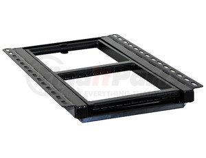 5232000 by BUYERS PRODUCTS - Truck Cab Side Step - 2-Rung, Black Powder-Coated, Retractable