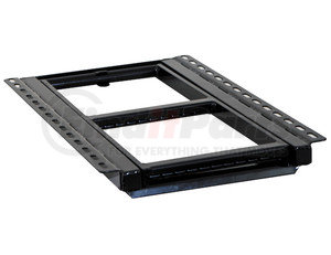 5232000 by BUYERS PRODUCTS - Retractable Truck Step - 2-Rung, Black Powder-Coated