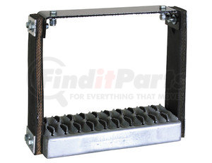 5231112 by BUYERS PRODUCTS - Bumper Step, Flexible Rubber Step w/ Diamond Deck-Span Tread - 12X11 Inch