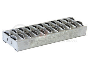 3012035 by BUYERS PRODUCTS - Galvanized Steel Diamond Deck-Span Tread - 4.75X12 Inch