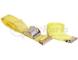 01070 by BUYERS PRODUCTS - Cambuckle Tie Down Strap - 2 in. x 12 ft., Yellow, Polytester, E-Track