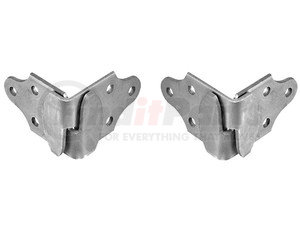 b2591bz by BUYERS PRODUCTS - Truck Bed Stake Pocket - Zinc Corner Stake Rack Connector Set