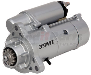 8200835 by DELCO REMY - Starter Motor - 35MT Model, 24V, SAE 1 Mounting, 10Tooth, Clockwise