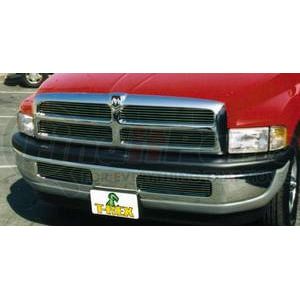 20450 by T-REX - Billet Series Grille; Horizontal; Aluminum; Polished; 4 Pc; Insert;