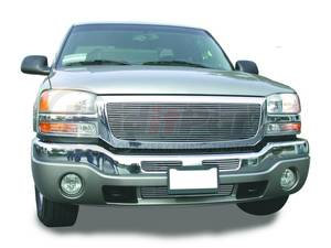 20200 by T-REX - Billet Series Grille; Horizontal; Aluminum; Polished; 1 Pc; Insert; 19 Bars;
