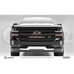 Z311281 by T-REX - ZROADZ Series LED Light Grille; Laser Cut Pattern; Mild Steel; Black; 2 Pc; Insert;