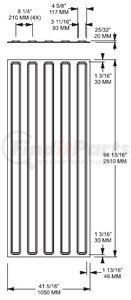 1202-2138 by BUFFERS USA - Primer Finished Corten Steel