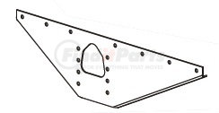 1007-1779-RS by BUFFERS USA - WING PLATE — FABRICATED STEEL, PRIMER FINISH Roadside Great Dane - 7GA, 31.7 lb