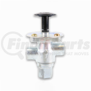 17600B by SEALCO - Air Brake Quick Release Valve - 3-Hole, Manual, Push / Pull, 1/4 in. NPT Ports