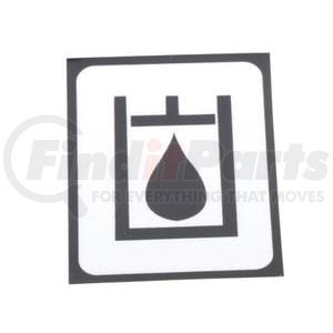 1701504 by JLG - Hydraulic Oil Decal
