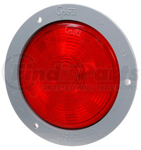 54472-3 by GROTE - SuperNova 4" NexGen LED Stop / Tail / Turn Light - Gray Flange, Male Pin, Multi Pack
