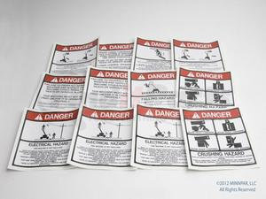 9376100638 by GROVE MANLIFT - GROVE MANLIFT ORIGINAL OEM, DECAL, KIT