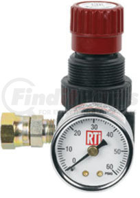 MR-1 by READING TECHNOLOGIES (RTI) - Mini Regulator With 0-60 Gauge